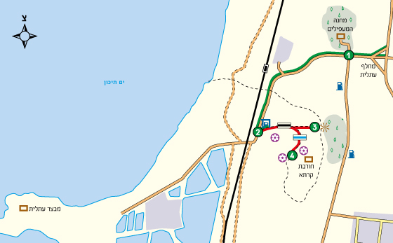 מפת המסלול
