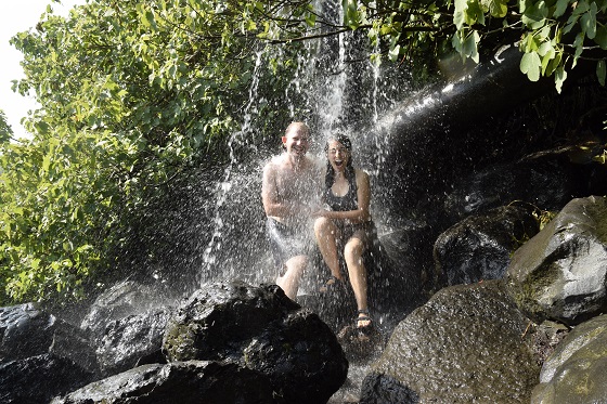 עין תינה - תחת המפל