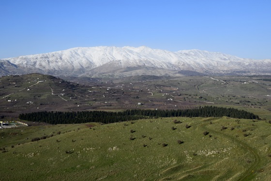 תצפית על החרמון מהר חרמונית