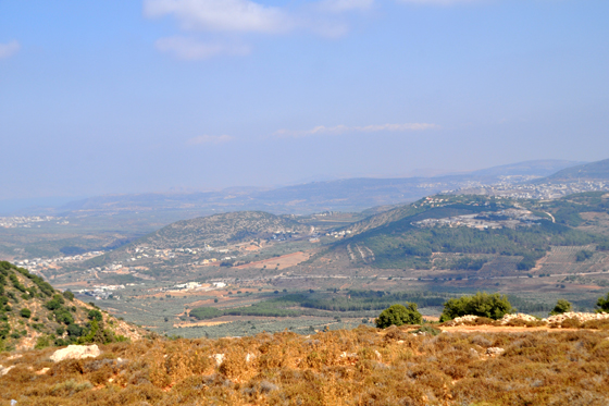 מסלול כמון מכמנים - הנוף הנשקף מהשביל סביב כמון-מכמנים בגליל התחתון