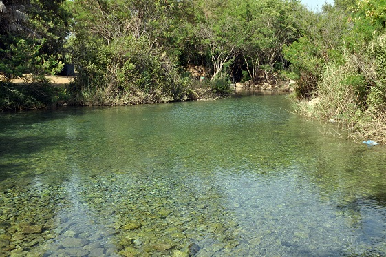עין שוקק בפארק עמק המעיינות מסלול מים