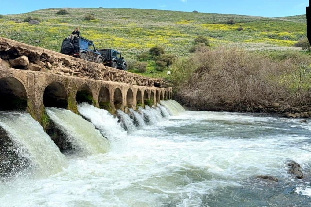 הירדן ההררי בכפר הנשיא: זרימת חורף בירדן ההררי. צילום מתניה יוזביץ