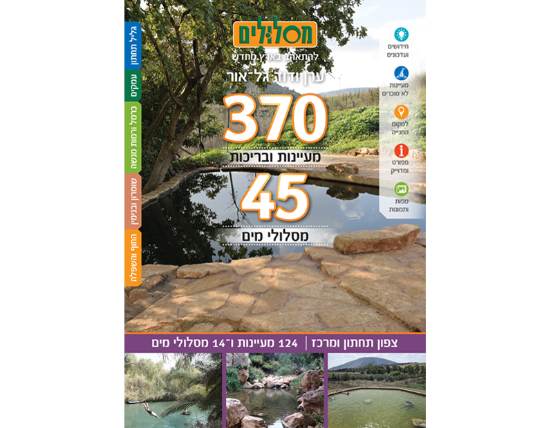 מעיינות ומסלולי מים - צפון תחתון ומרכז