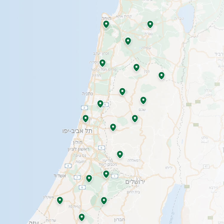 מפת מסלולי טיול בארץ, אתר ואפליקצית מסלולים, מסלולי טיול בארץ