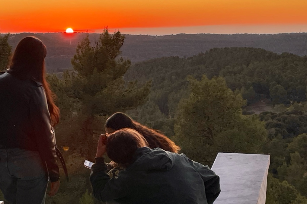 שקיעה בהרי יהודה