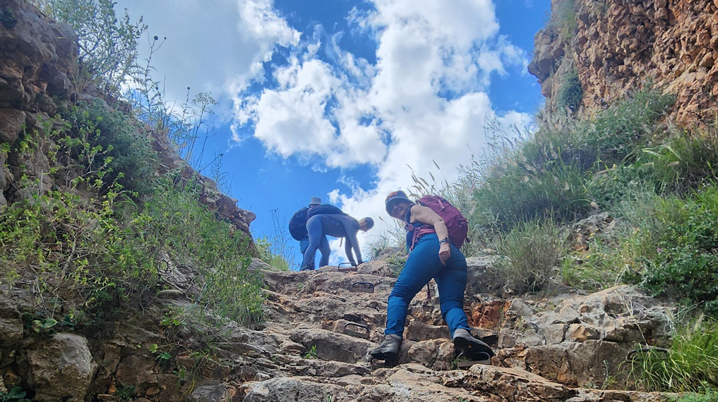 חוויות חדשות בטבע: יורדים במפלים בנחל צביה היפהפה / צילום באדיבות חשמב"א